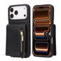 Crossbody Lanyard Zipper Wallet Leather Phone Case, For iPhone 18 / 17, For iPhone 18 Pro / 17 Pro, For iPhone 18 Pro Max / 17 Pro Max, For iPhone Air