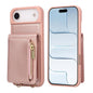 Crossbody Lanyard Zipper Wallet Leather Phone Case, For iPhone 18 / 17, For iPhone 18 Pro / 17 Pro, For iPhone 18 Pro Max / 17 Pro Max, For iPhone Air