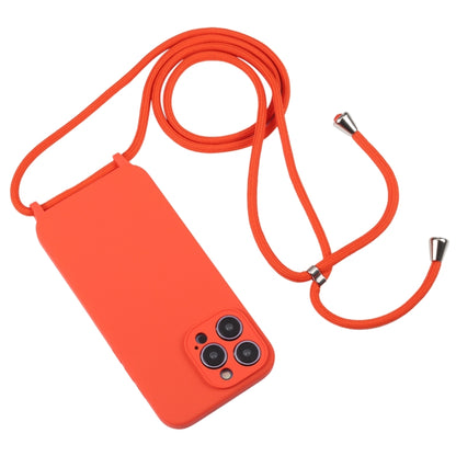 Crossbody Lanyard Liquid Silicone Case, For iPhone 16