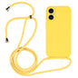 Crossbody Lanyard Liquid Silicone Case, For iPhone 16