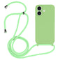 Crossbody Lanyard Liquid Silicone Case, For iPhone 16 Plus
