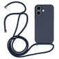 Crossbody Lanyard Liquid Silicone Case, For iPhone 17, For iPhone Air