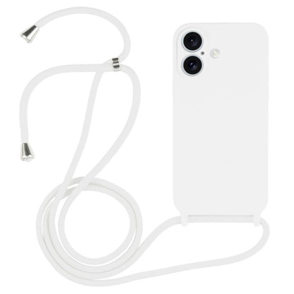 Crossbody Lanyard Liquid Silicone Case, For iPhone 17, For iPhone Air