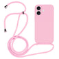 Crossbody Lanyard Liquid Silicone Case, For iPhone 17, For iPhone Air