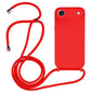 Crossbody Lanyard Liquid Silicone Case, For iPhone 17, For iPhone Air