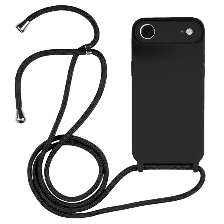 Crossbody Lanyard Liquid Silicone Case, For iPhone 17, For iPhone Air