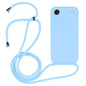 Crossbody Lanyard Liquid Silicone Case, For iPhone 17, For iPhone Air