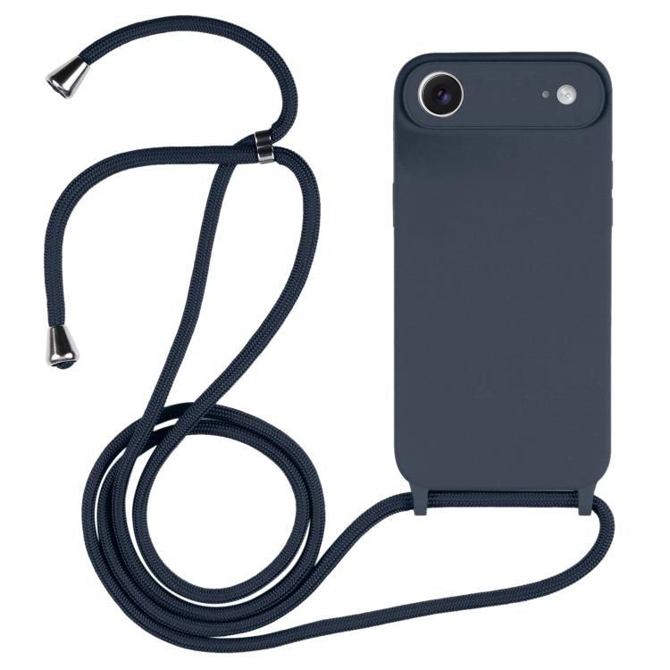 Crossbody Lanyard Liquid Silicone Case, For iPhone 17, For iPhone Air