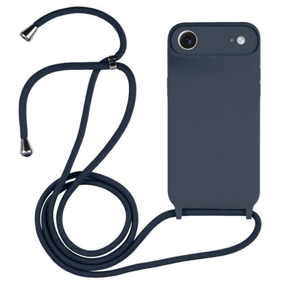 Crossbody Lanyard Liquid Silicone Case, For iPhone 17, For iPhone Air