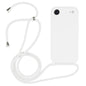 Crossbody Lanyard Liquid Silicone Case, For iPhone 17, For iPhone Air