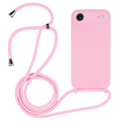 Crossbody Lanyard Liquid Silicone Case, For iPhone 17, For iPhone Air