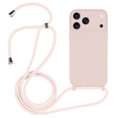 Crossbody Lanyard Liquid Silicone Case, For iPhone 17 Pro Max, For iPhone 17 Pro