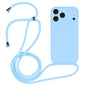 Crossbody Lanyard Liquid Silicone Case, For iPhone 17 Pro Max, For iPhone 17 Pro