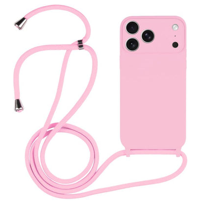 Crossbody Lanyard Liquid Silicone Case, For iPhone 17 Pro Max, For iPhone 17 Pro