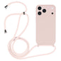 Crossbody Lanyard Liquid Silicone Case, For iPhone 17 Pro Max, For iPhone 17 Pro