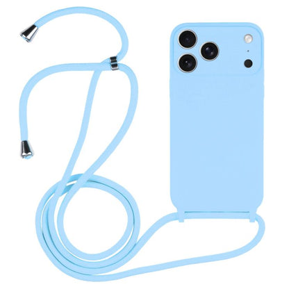 Crossbody Lanyard Liquid Silicone Case, For iPhone 17 Pro Max, For iPhone 17 Pro