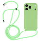 Crossbody Lanyard Liquid Silicone Case, For iPhone 17 Pro Max, For iPhone 17 Pro