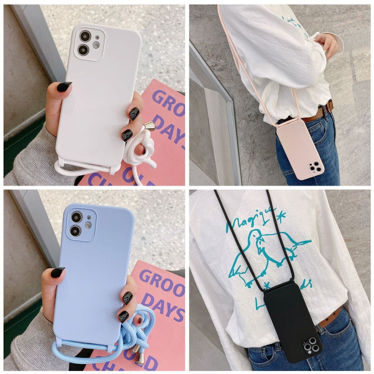 Crossbody Lanyard Liquid Silicone Case, For iPhone 17, For iPhone Air