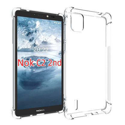Shockproof Non-slip Thickening TPU Phone Case, For Nokia G42 5G, For Nokia C110 4G, For Nokia C300 4G, For Nokia X30 5G, For Nokia G60 5G, For Nokia G400 5G, For Nokia C200, For Nokia C21 Plus, For Nokia C21, For Nokia C2 2nd Edition, For Nokia G21