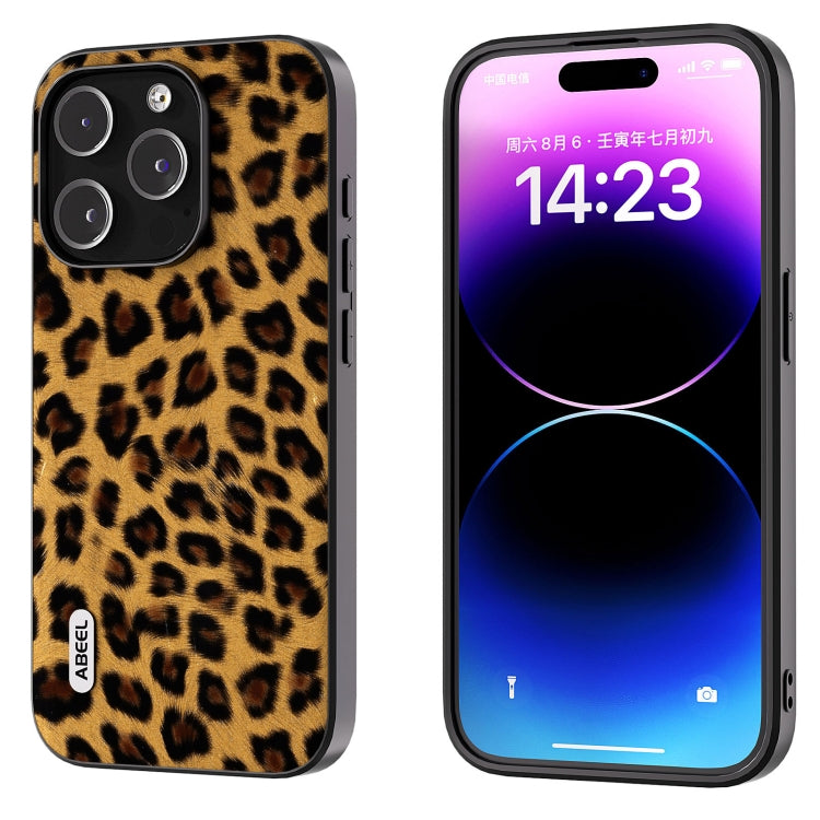 ABEEL Black Edge Leopard Phone Case