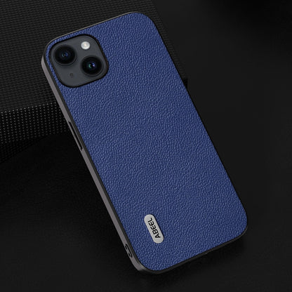 ABEEL Black Edge Genuine Leather Mino Phone Case, For iPhone 15 Plus, For iPhone 15, For iPhone 14 Plus, For iPhone 14, For iPhone 14 Pro, For iPhone 14 Pro Max