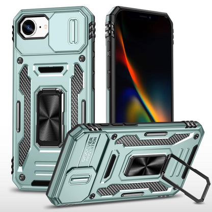 Armor PC + TPU Camera Shield Phone Case, For iPhone 18 Pro / 17 Pro, For iPhone 18 Pro Max / 17 Pro Max, For iPhone 17e / 16e