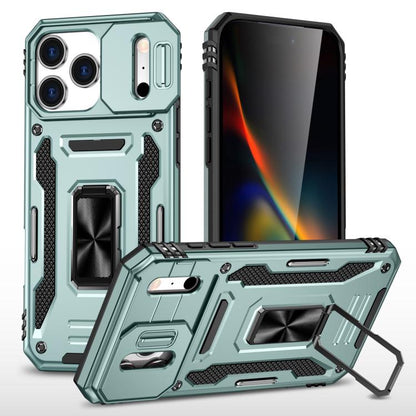 Armor PC + TPU Camera Shield Phone Case, For iPhone 17e / 16e, For iPhone 17 Pro Max, For iPhone 17 Pro