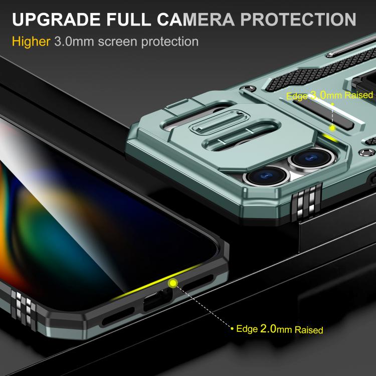 Armor PC + TPU Camera Shield Phone Case