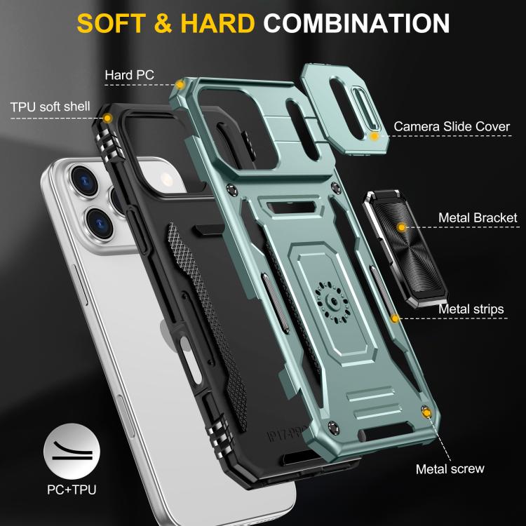 Armor PC + TPU Camera Shield Phone Case