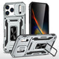 Armor PC + TPU Camera Shield Phone Case, For iPhone 17e / 16e, For iPhone 17 Pro Max, For iPhone 17 Pro