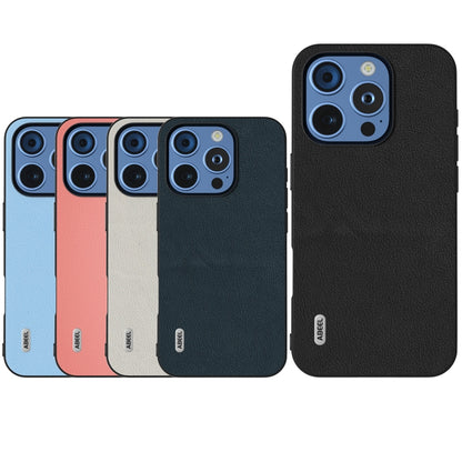 ABEEL Genuine Leather Wave Black Edge Phone Case, For iPhone 16 Pro Max, For iPhone 16 Pro, For iPhone 16 Plus, For iPhone 16, For iPhone 15 Pro Max, For iPhone 15 Pro