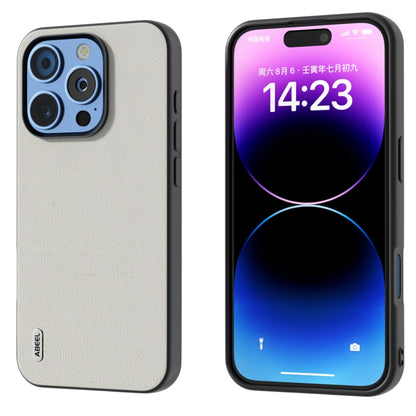 ABEEL Genuine Leather Wave Black Edge Phone Case, For iPhone 16 Pro Max, For iPhone 16 Pro, For iPhone 16 Plus, For iPhone 16, For iPhone 15 Pro Max, For iPhone 15 Pro