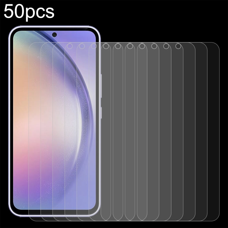 50pcs 0.26mm 9H 2.5D Tempered Glass Film