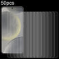 50pcs 0.26mm 9H 2.5D Tempered Glass Film