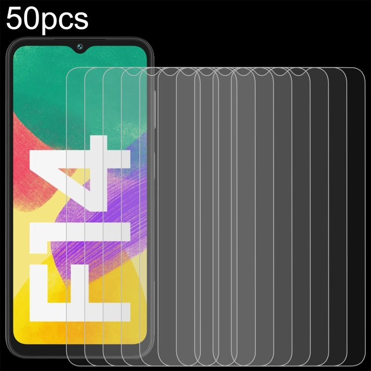 50pcs 0.26mm 9H 2.5D Tempered Glass Film