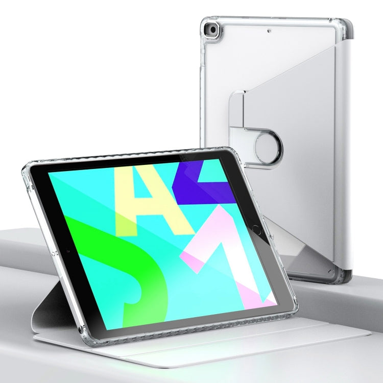 Clear 360 Rotation Stand Smart Leather Tablet Case