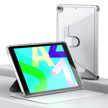 Clear 360 Rotation Stand Smart Leather Tablet Case
