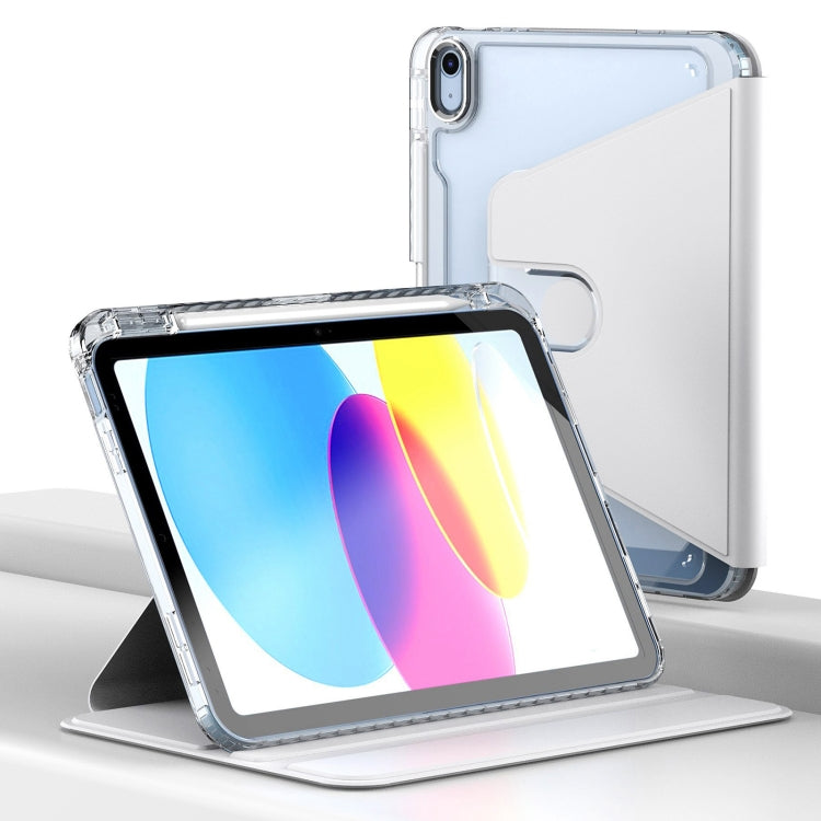 Clear 360 Rotation Stand Smart Leather Tablet Case
