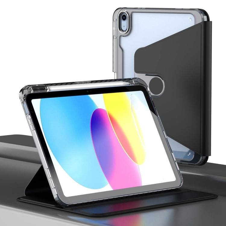 Clear 360 Rotation Stand Smart Leather Tablet Case