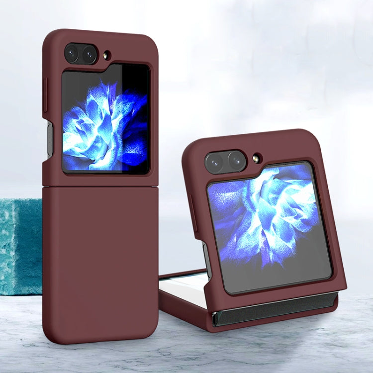 Silicone Skin Feel Folding Phone Case, For Samsung Galaxy Z Flip5