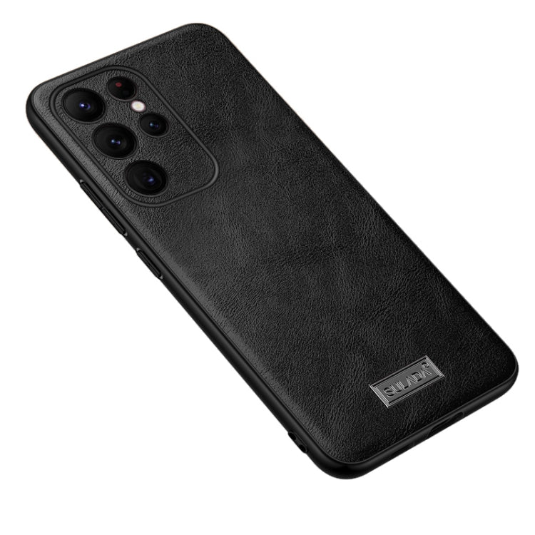 SULADA Shockproof TPU + Handmade Leather Phone Case