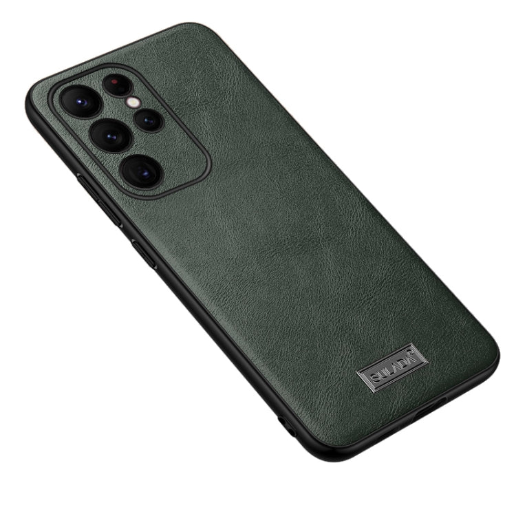 SULADA Shockproof TPU Hybrid Handmade Leather Phone Case