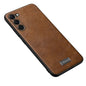 SULADA Shockproof TPU + Handmade Leather Phone Case