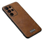 SULADA Shockproof TPU + Handmade Leather Phone Case