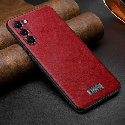 SULADA Shockproof TPU Hybrid Handmade Leather Phone Case