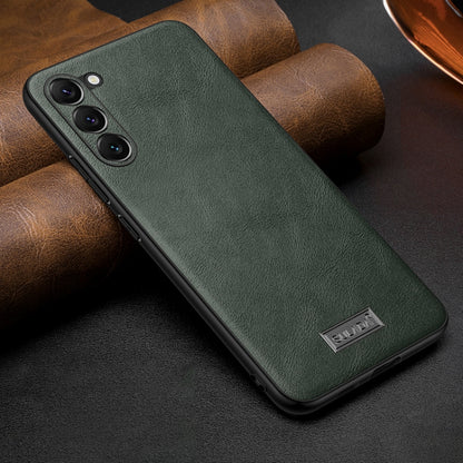SULADA Shockproof TPU Hybrid Handmade Leather Phone Case, For Samsung Galaxy S25 5G, For Samsung Galaxy S25+ 5G, For Samsung Galaxy S25 Ultra 5G, For Samsung Galaxy S24 Ultra 5G