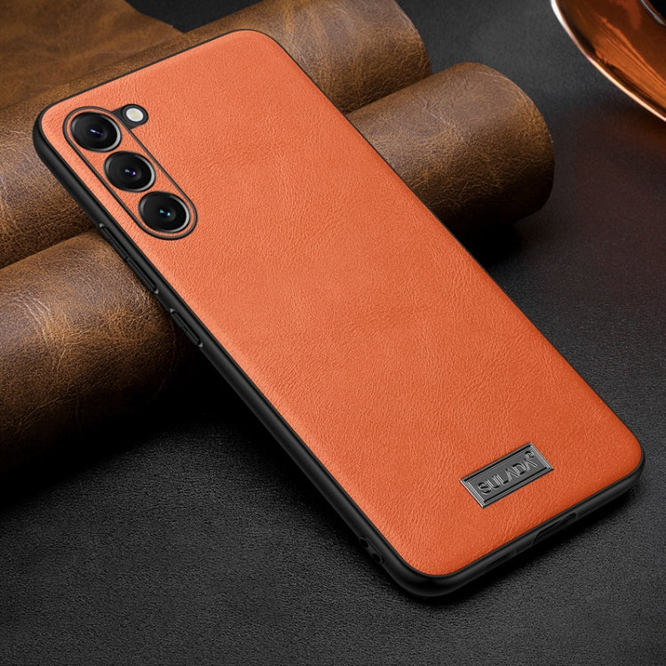 SULADA Shockproof TPU Hybrid Handmade Leather Phone Case