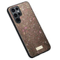 SULADA Glittery TPU Hybrid Handmade Leather Phone Case