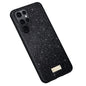 SULADA Glittery TPU Hybrid Handmade Leather Phone Case