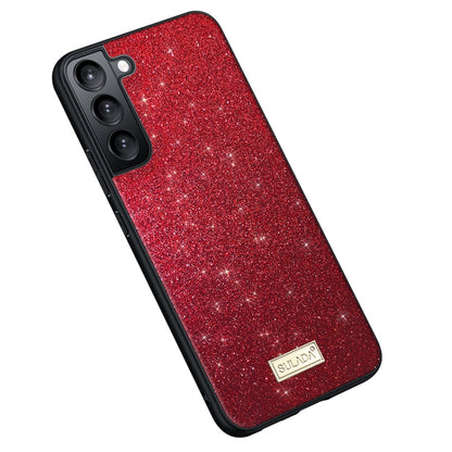 SULADA Glittery TPU Hybrid Handmade Leather Phone Case